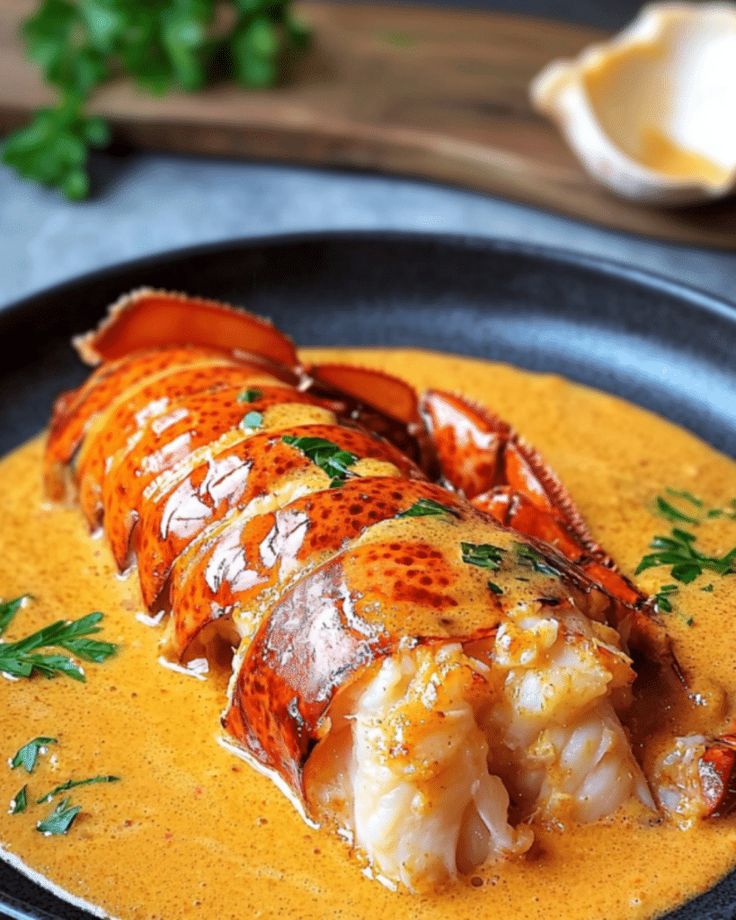 Homard en sauce